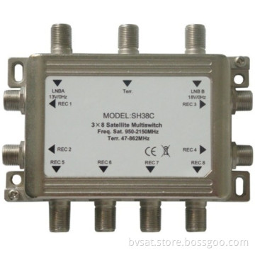 Popular Tv Sat Accessory Stand-alone 3 X 8 Multiswitch 